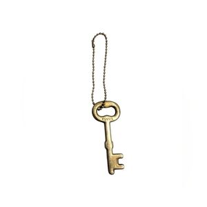 Fossil Key Pendant Bag Charm